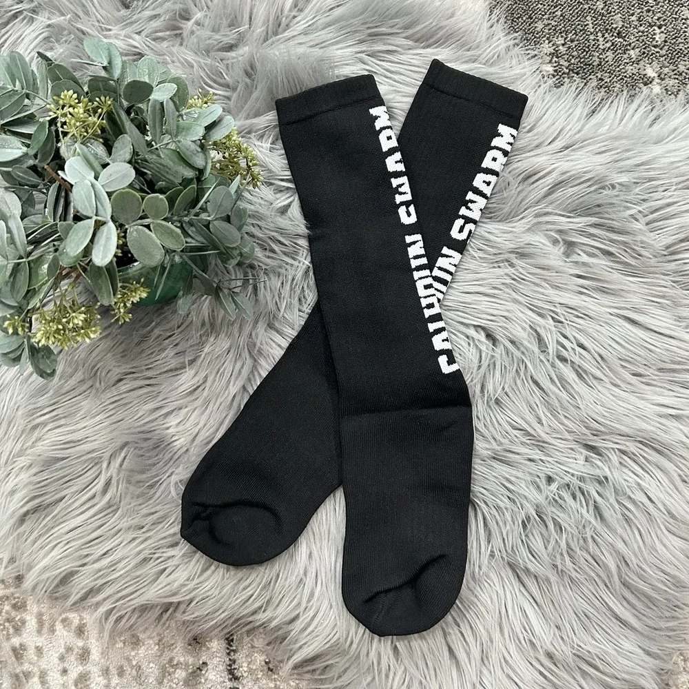 Calhoun Swarm‎ Game Day Black Socks School Spirit Youth One Size